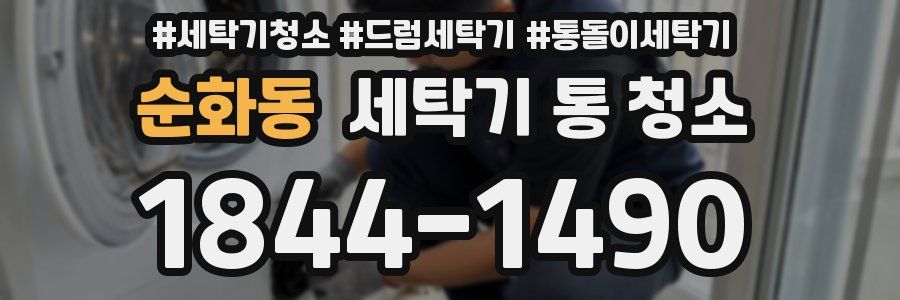 순화동 세탁기 통 청소