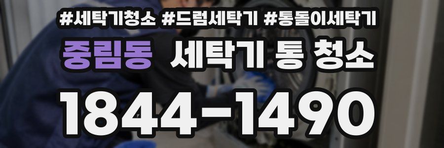중림동 세탁기 통 청소