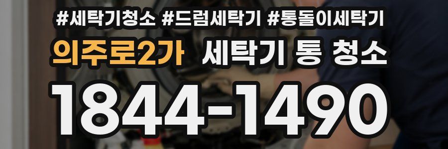 의주로2가 세탁기 통 청소