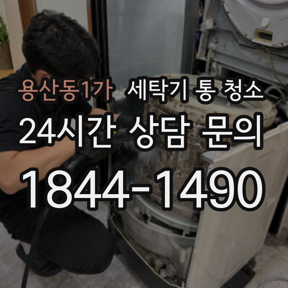 용산동1가 세탁기 통 청소
