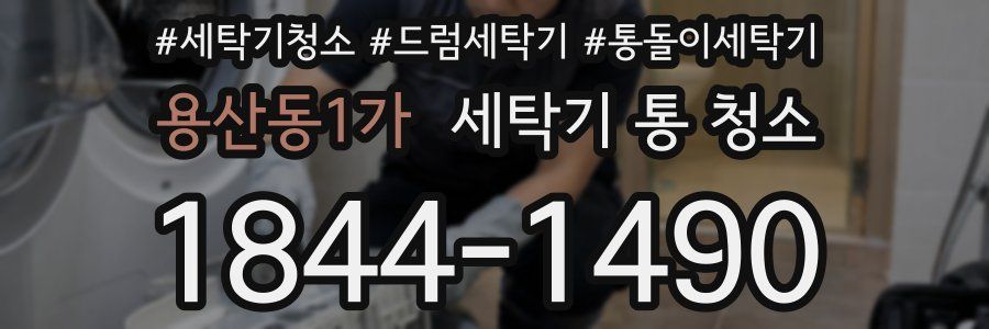 용산동1가 세탁기 통 청소
