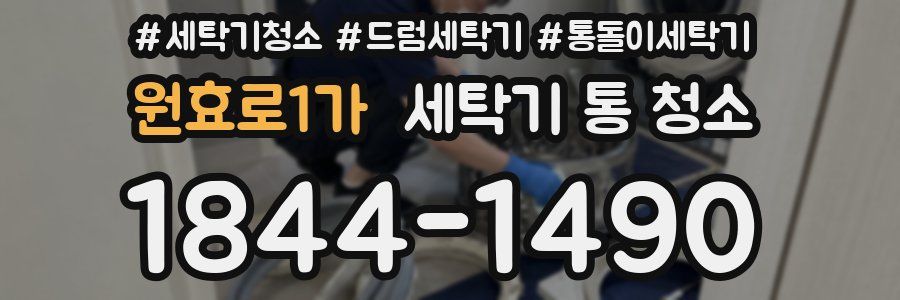 원효로1가 세탁기 통 청소