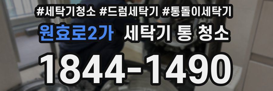 원효로2가 세탁기 통 청소