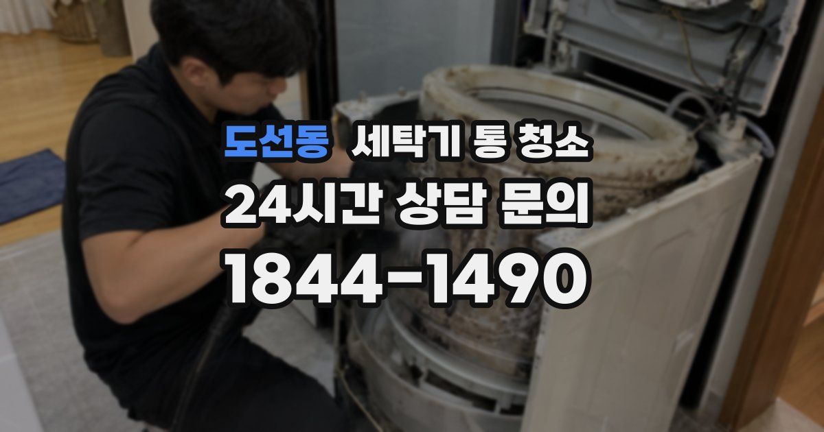 도선동 세탁기 통 청소