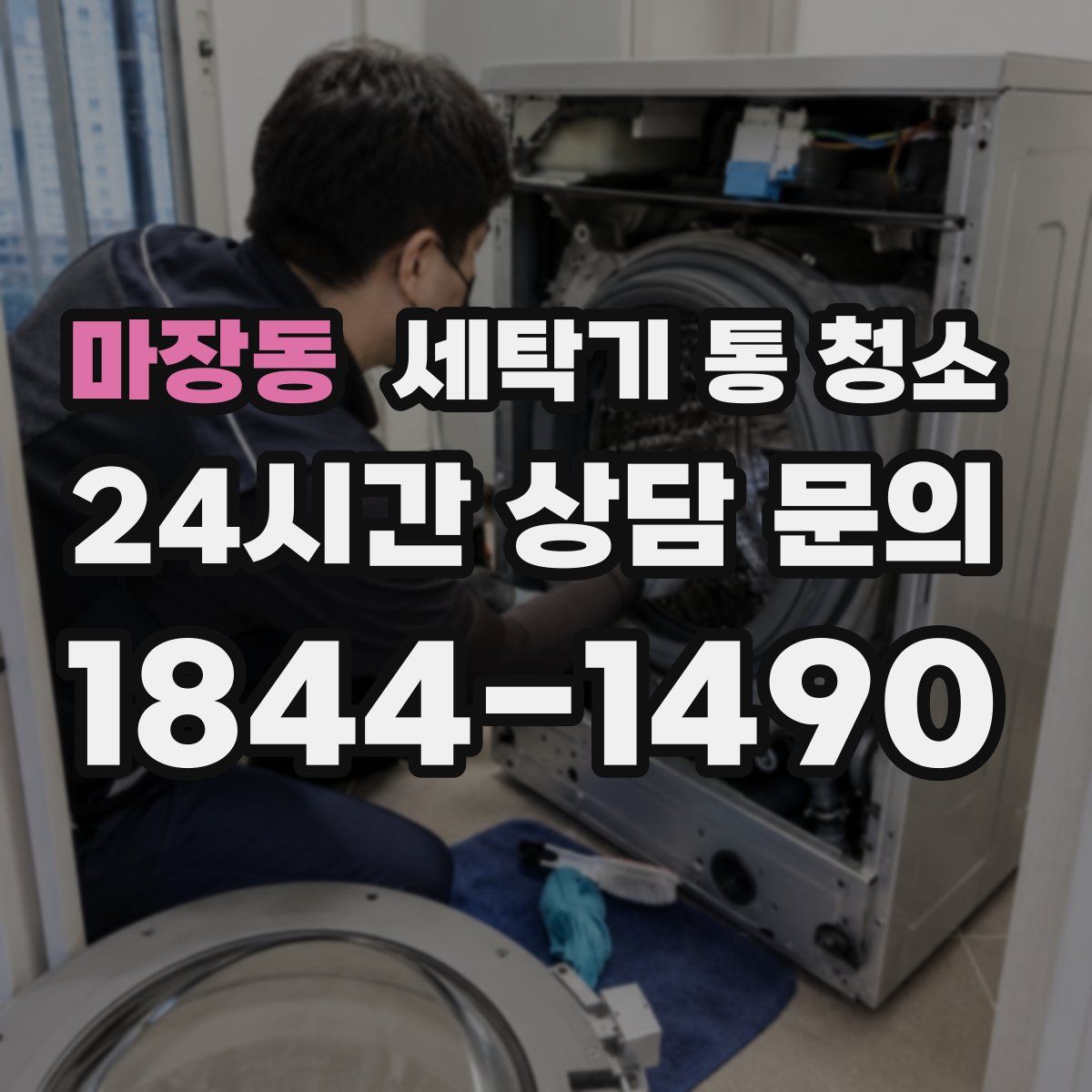 마장동 세탁기 통 청소