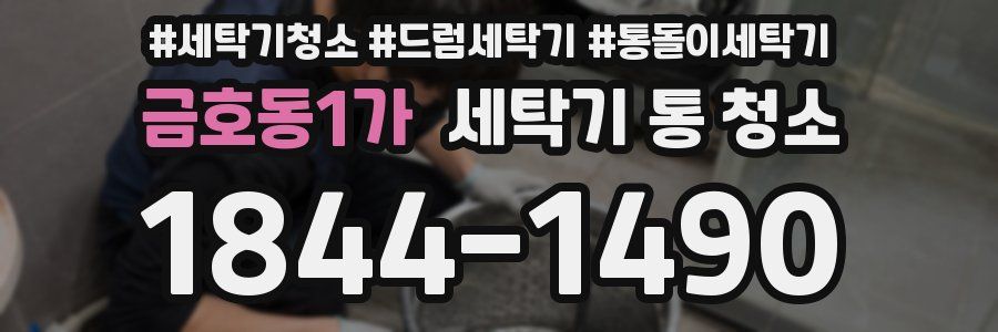금호동1가 세탁기 통 청소