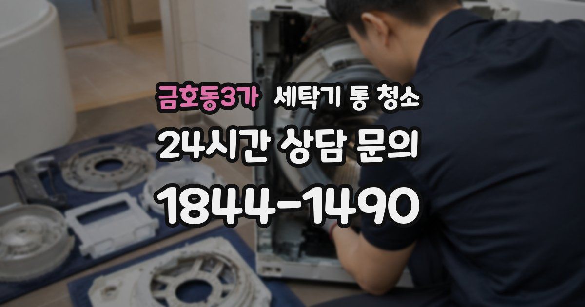 금호동3가 세탁기 통 청소