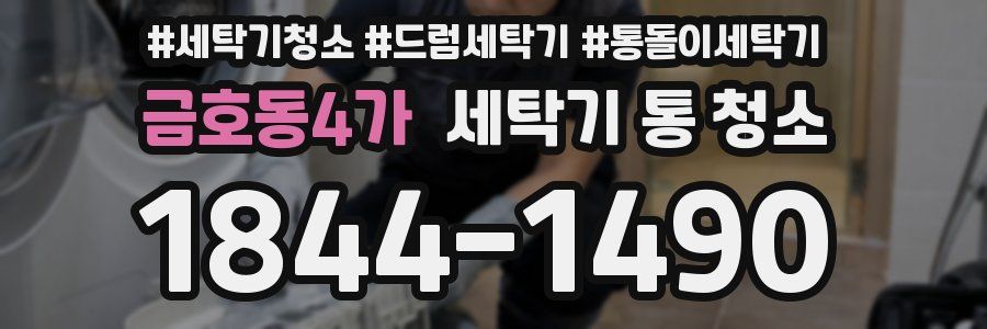 금호동4가 세탁기 통 청소