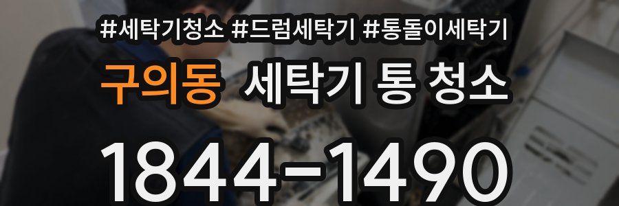 구의동 세탁기 통 청소