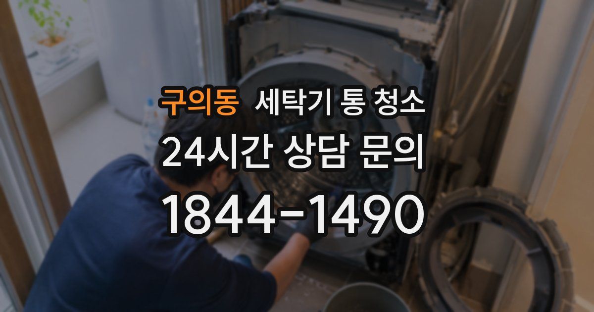 구의동 세탁기 통 청소