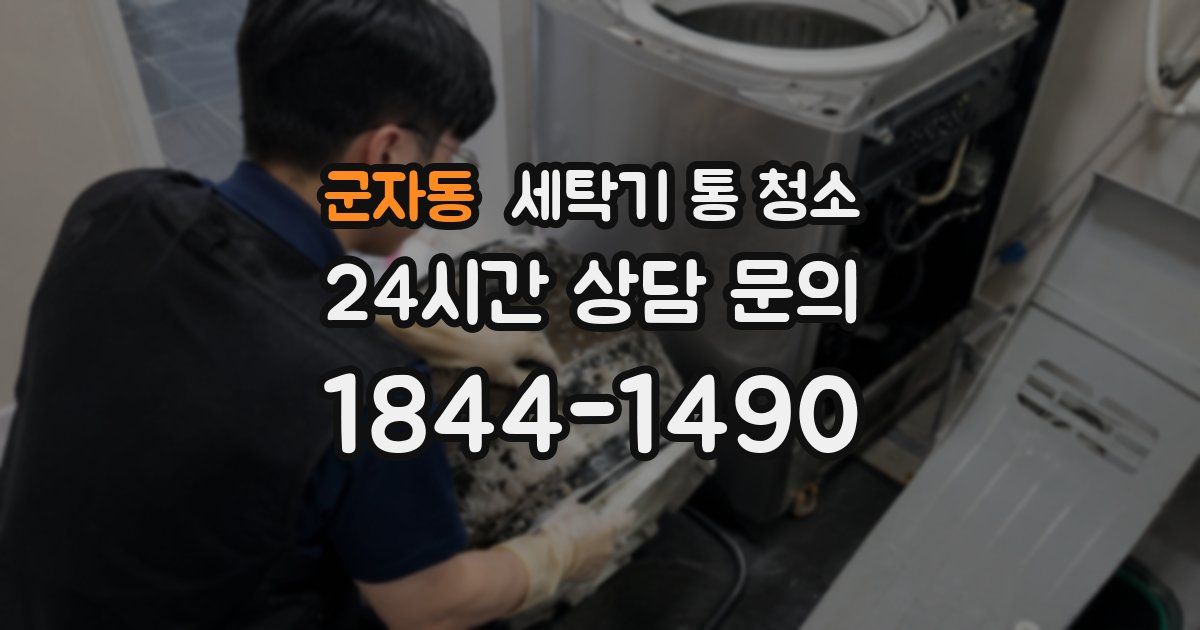 군자동 세탁기 통 청소