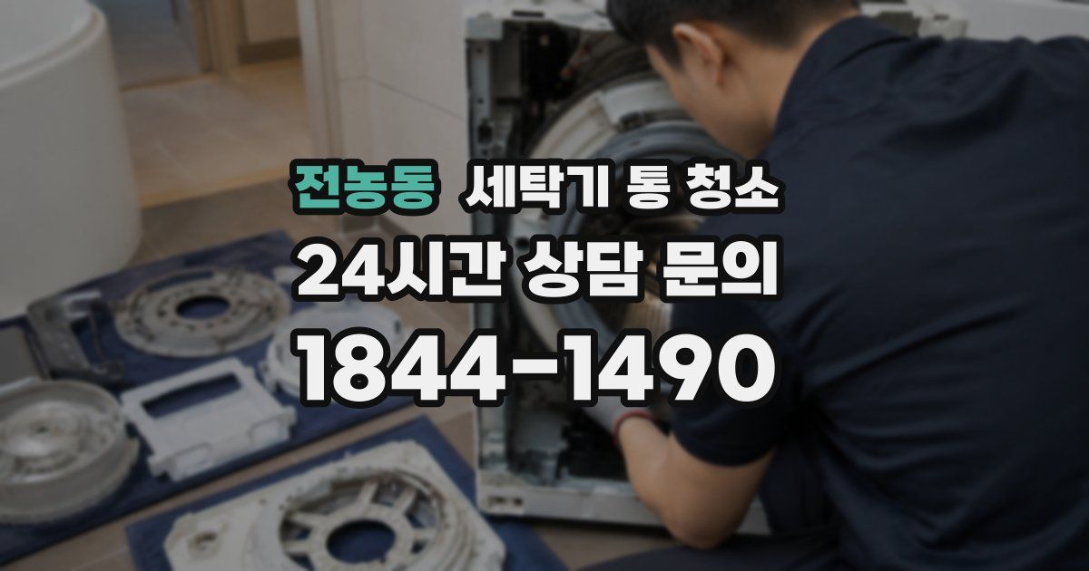 전농동 세탁기 통 청소