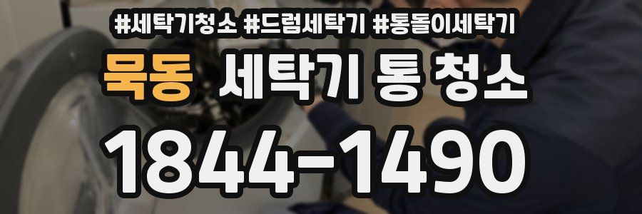 묵동 세탁기 통 청소