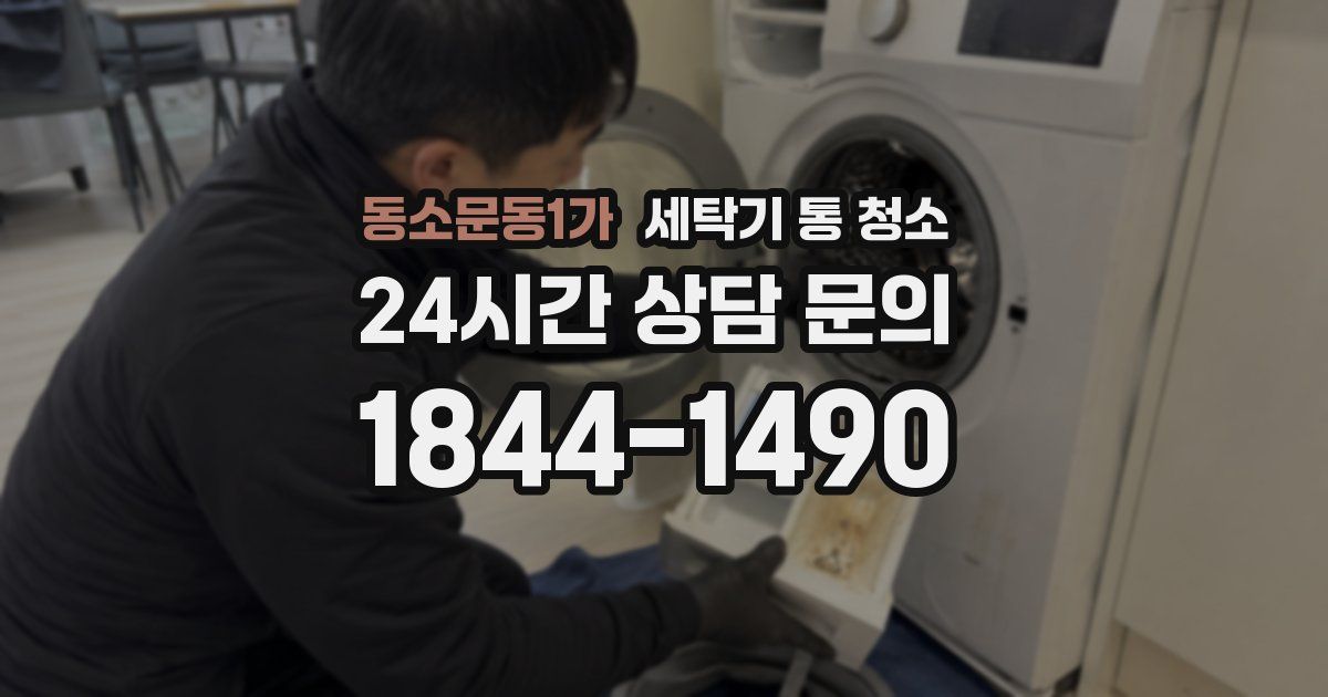 동소문동1가 세탁기 통 청소