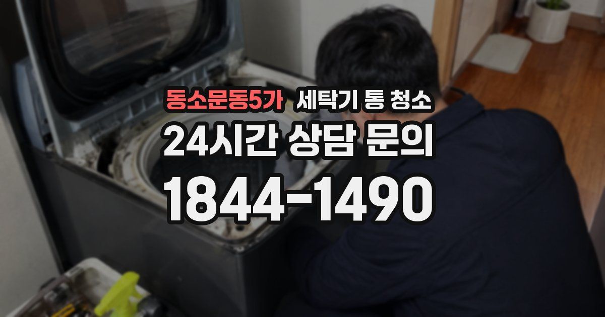 동소문동5가 세탁기 통 청소
