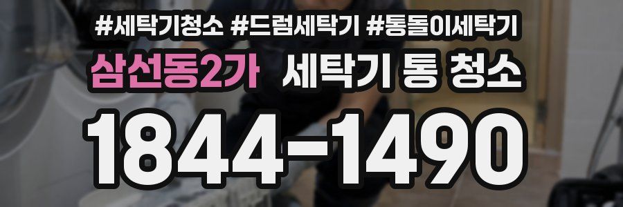 삼선동2가 세탁기 통 청소