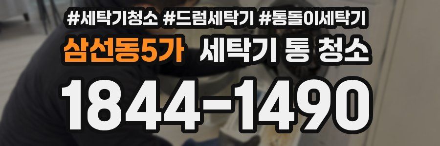 삼선동5가 세탁기 통 청소