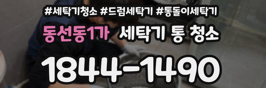동선동1가 세탁기 통 청소