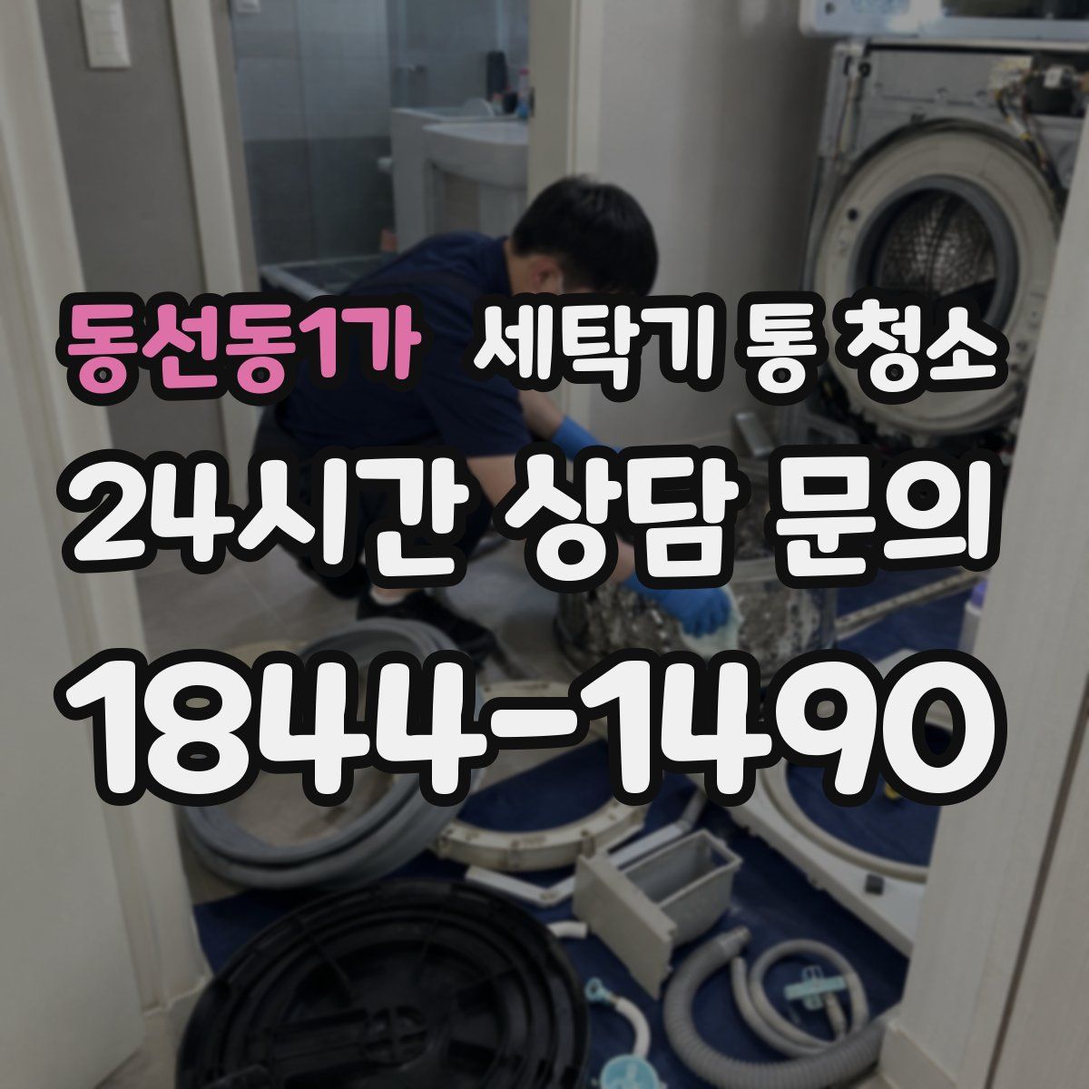 동선동1가 세탁기 통 청소