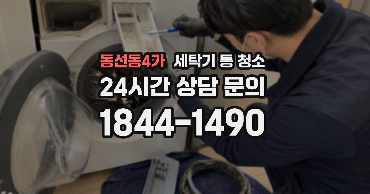 동선동4가 세탁기 통 청소