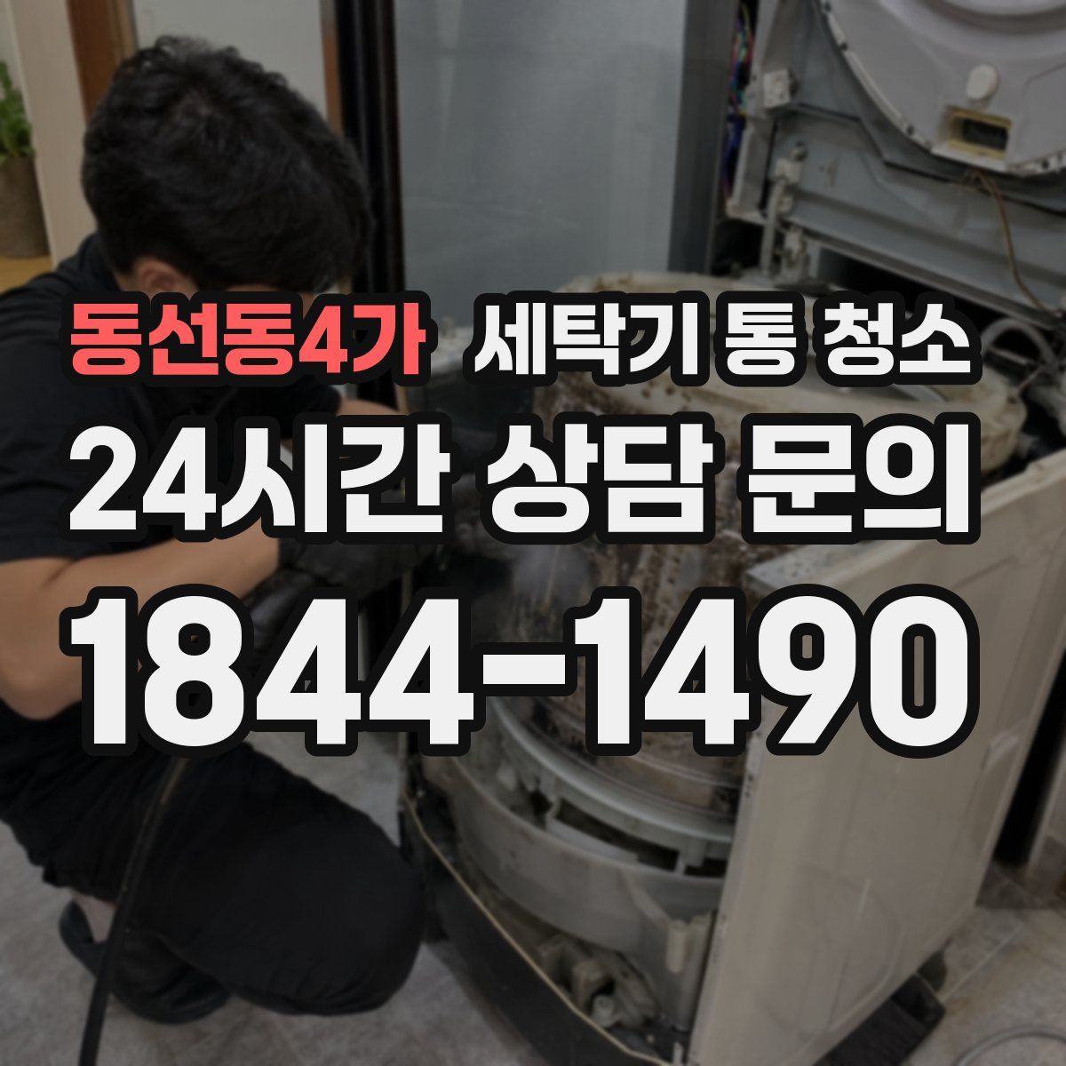 동선동4가 세탁기 통 청소