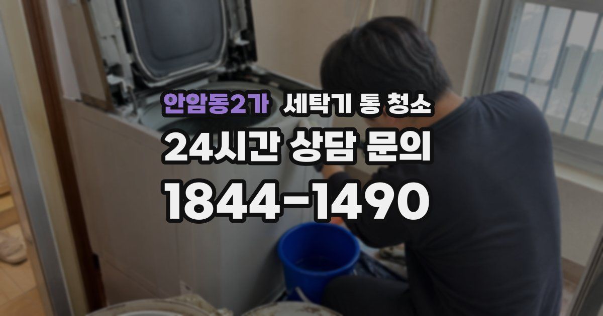 안암동2가 세탁기 통 청소