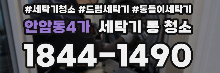 안암동4가 세탁기 통 청소