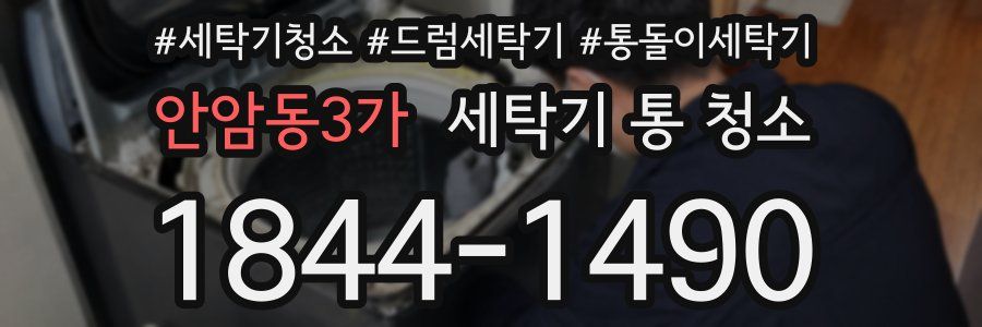 안암동3가 세탁기 통 청소