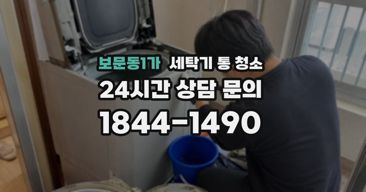 보문동1가 세탁기 통 청소