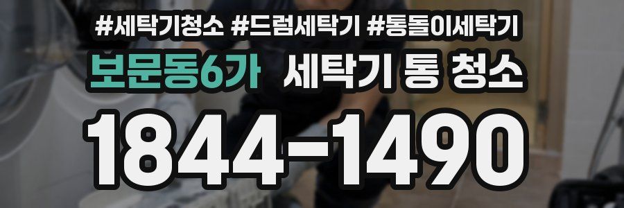 보문동6가 세탁기 통 청소