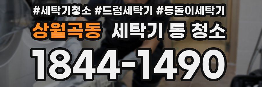 상월곡동 세탁기 통 청소
