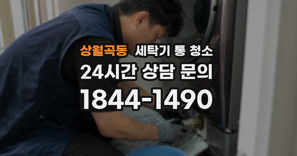 상월곡동 세탁기 통 청소