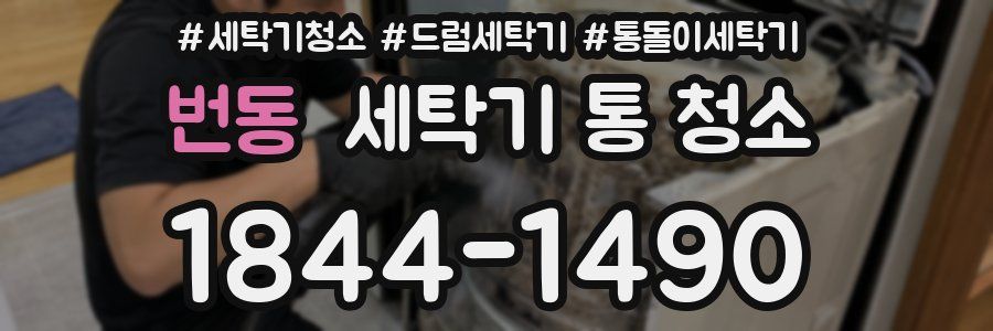 번동 세탁기 통 청소