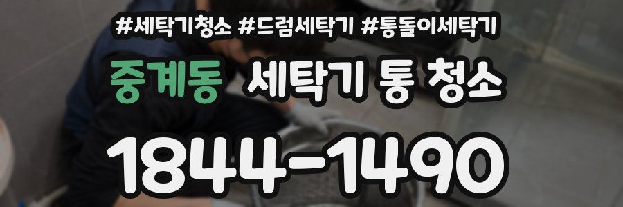 중계동 세탁기 통 청소