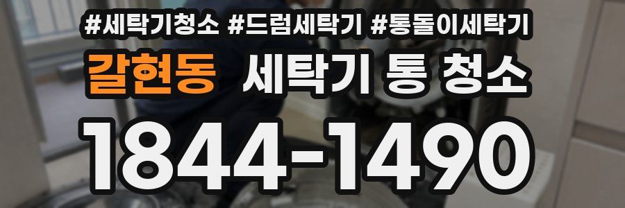 갈현동 세탁기 통 청소