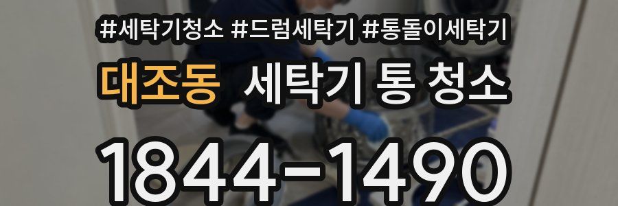 대조동 세탁기 통 청소