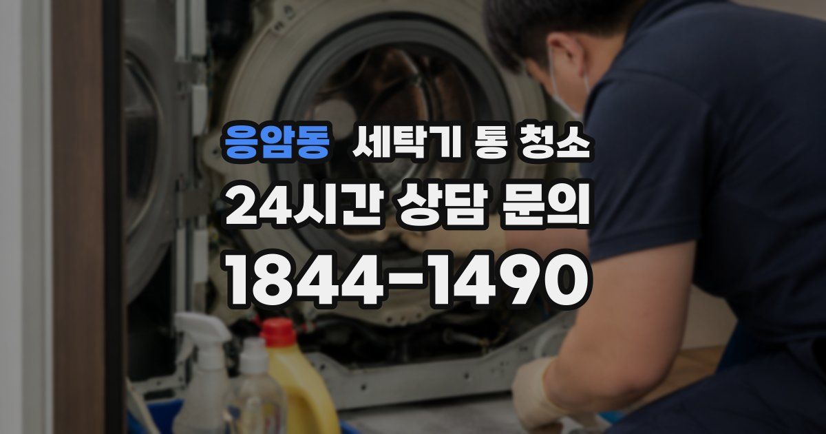 응암동 세탁기 통 청소