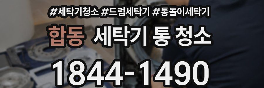 합동 세탁기 통 청소
