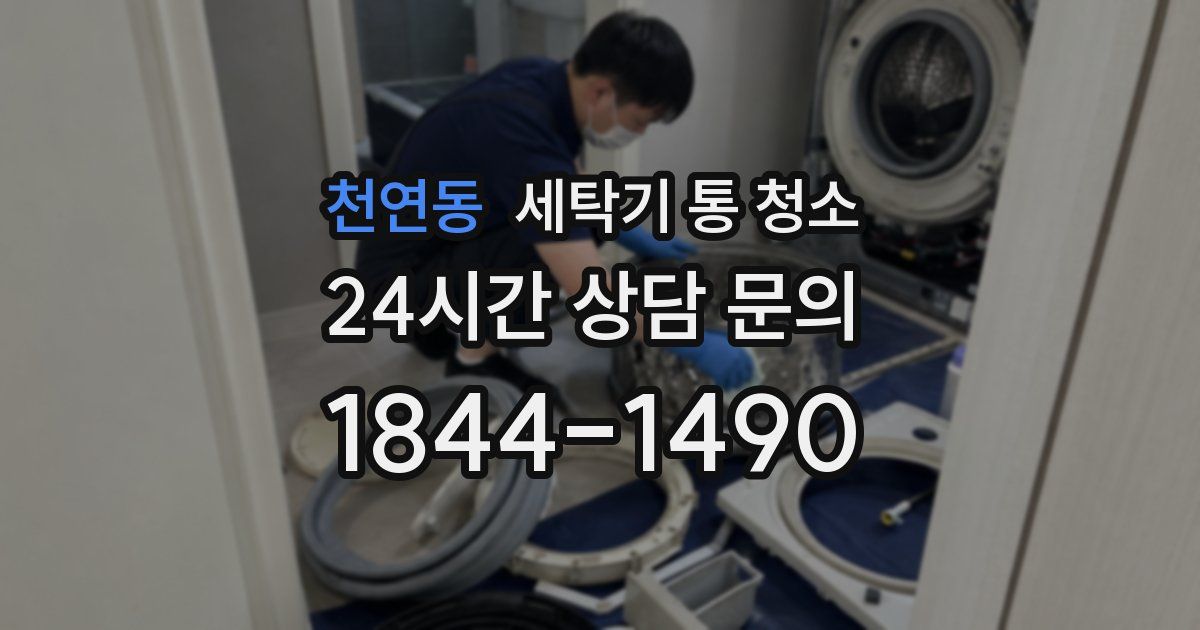 천연동 세탁기 통 청소