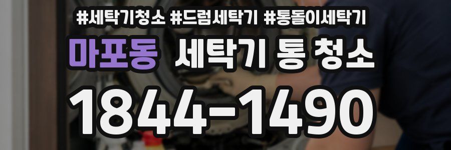 마포동 세탁기 통 청소