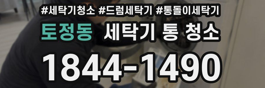 토정동 세탁기 통 청소