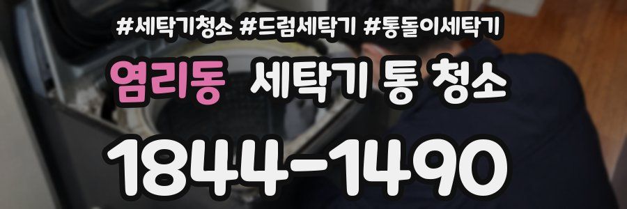 염리동 세탁기 통 청소