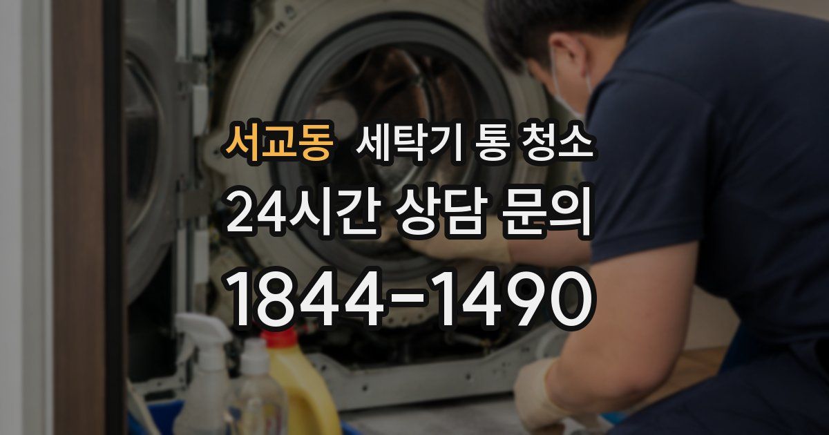 서교동 세탁기 통 청소