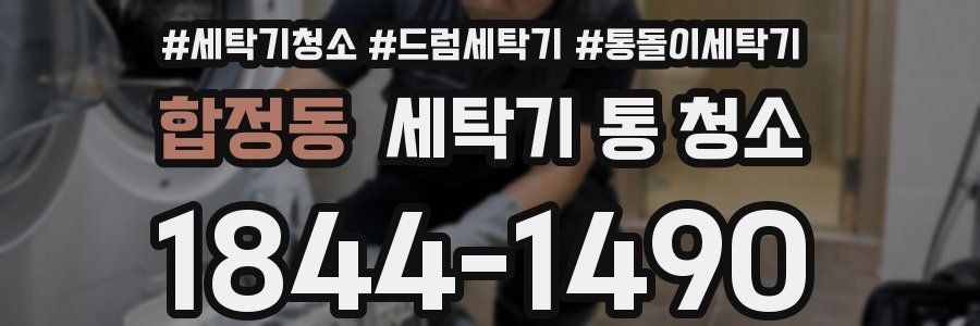 합정동 세탁기 통 청소