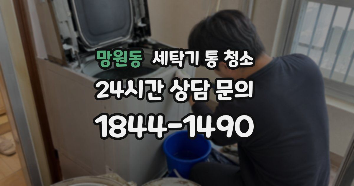망원동 세탁기 통 청소