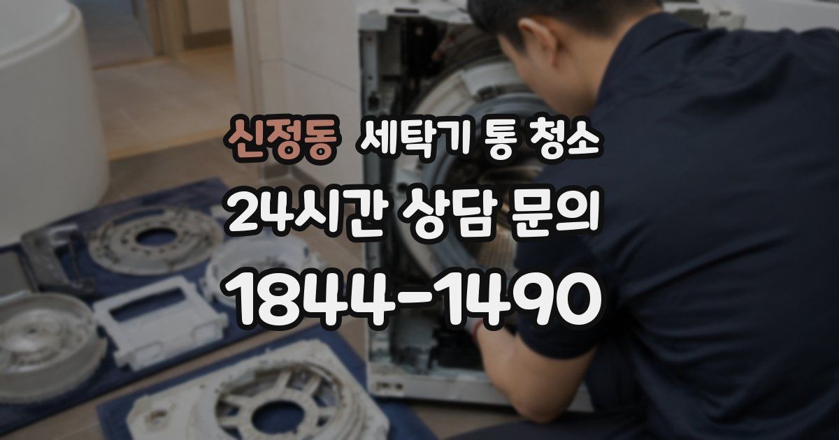 신정동 세탁기 통 청소
