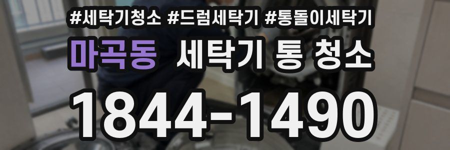 마곡동 세탁기 통 청소