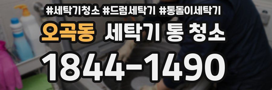 오곡동 세탁기 통 청소