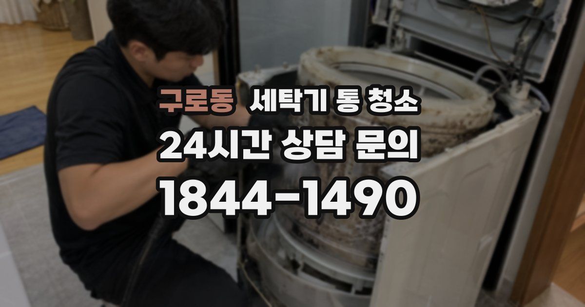 구로동 세탁기 통 청소