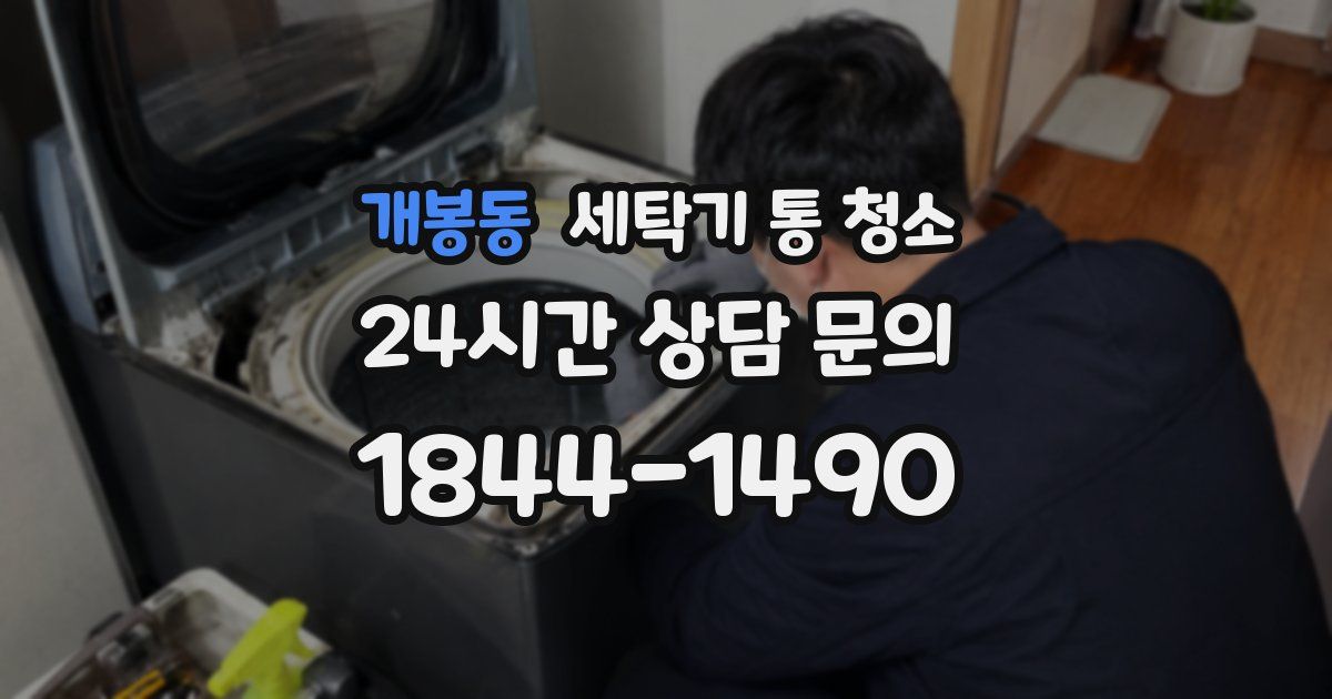 개봉동 세탁기 통 청소